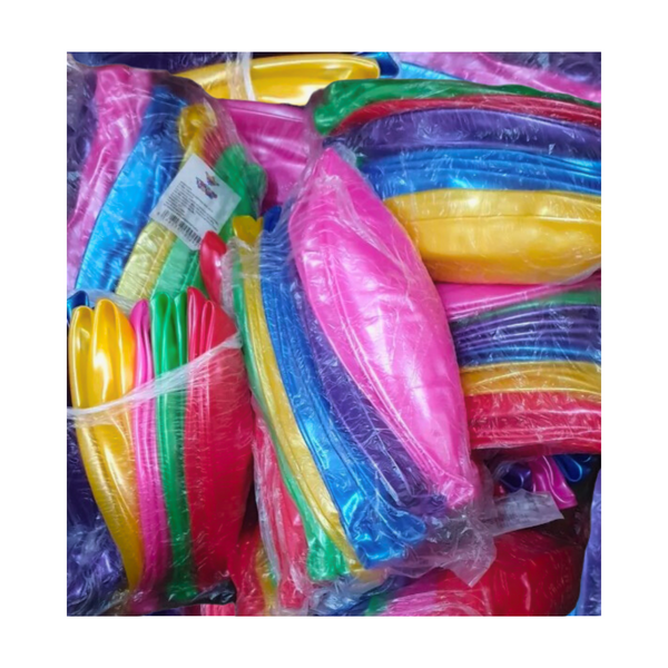 Pelota de plastico Lisa 22cm Caja con Paquete de 50 Piezas Colores variados X Toys