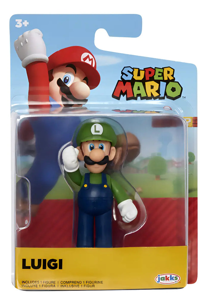 Super Mario Mini-Figura 2.5" Luigi