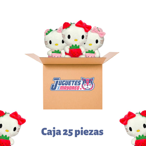 Paquete Hello Kitty Fresa, Caja con 25 Piezas