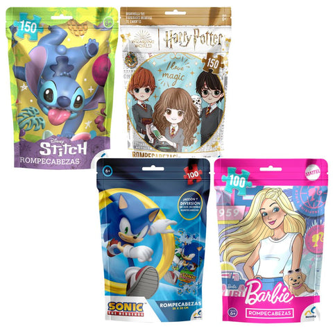Rompecabezas En Bolsa Personajes Surtidos