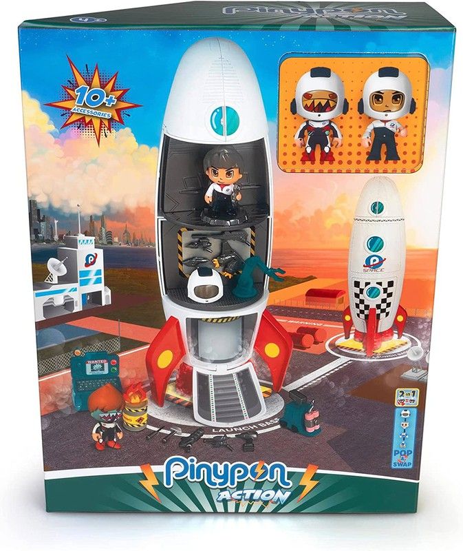 Pinypon Action Cohete Espacial con Figuras y Accesorios